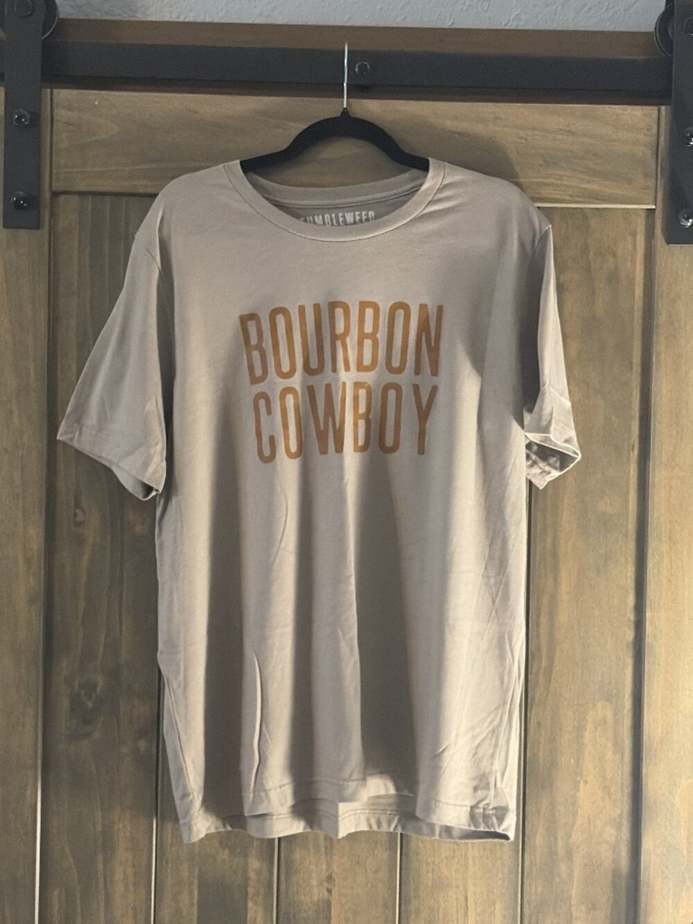 Tumbleweed TexStyles Bourbon Cowboy Tan Graphic T-Shirt XL